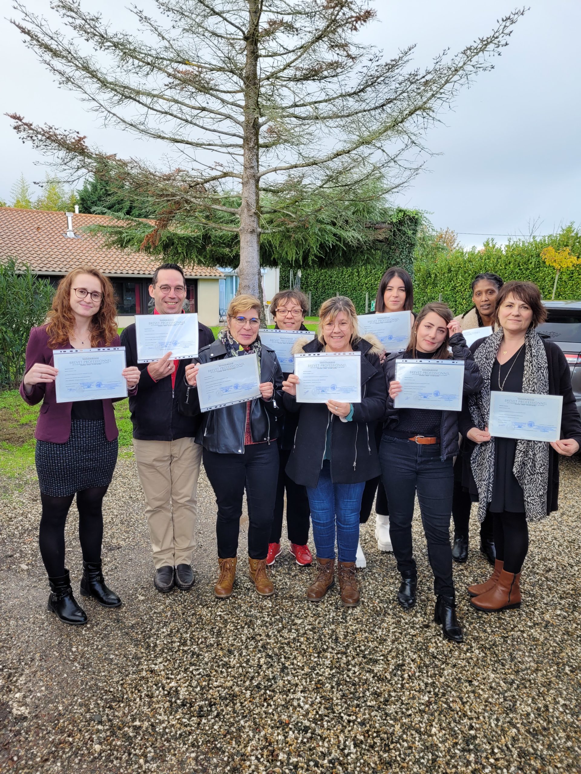 Photos des diplômés BPJEPS Animation Sociale