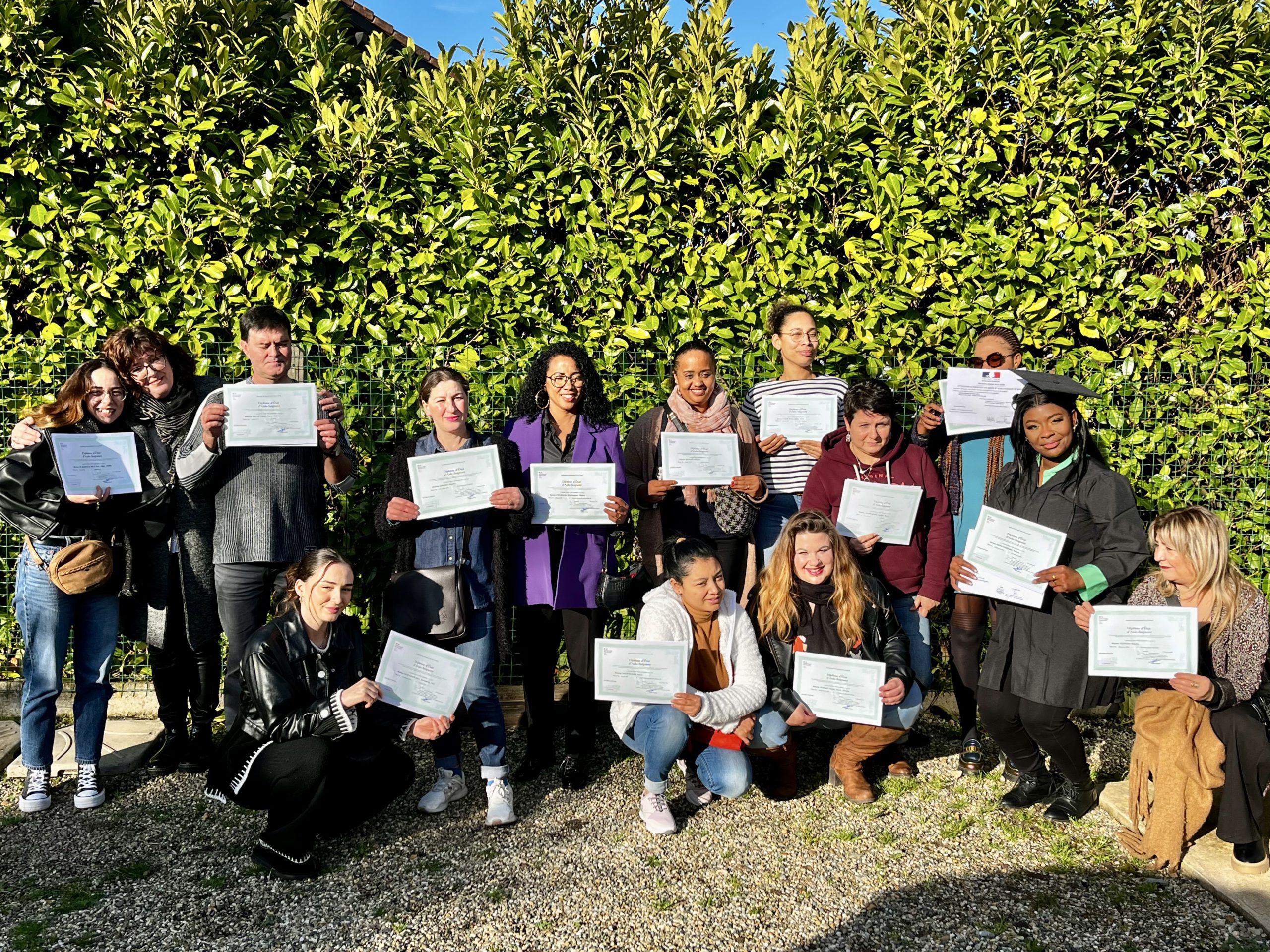 La remise des diplômes de nos aides soignants !