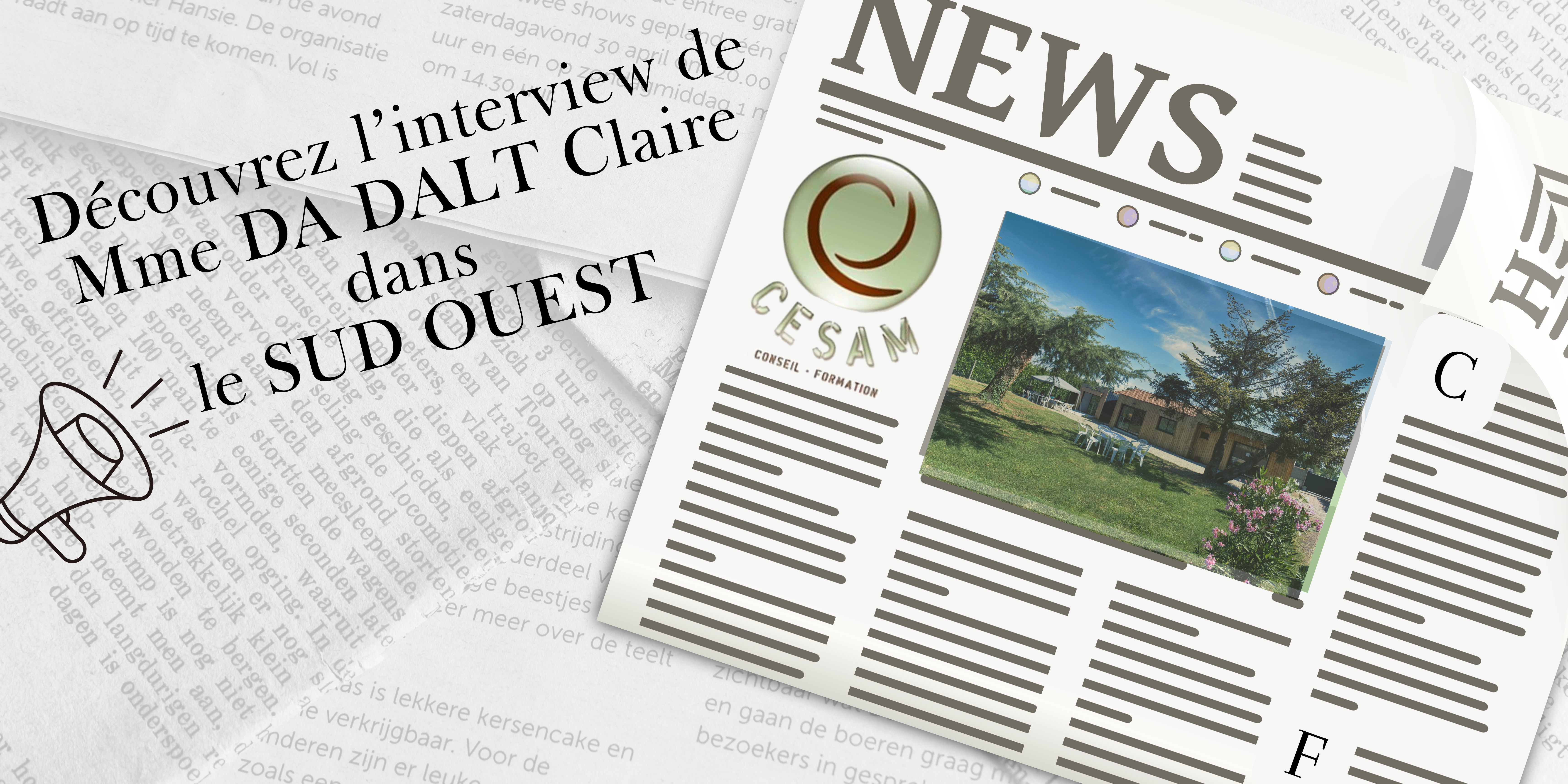 Notre directrice se confie dans le Sud Ouest