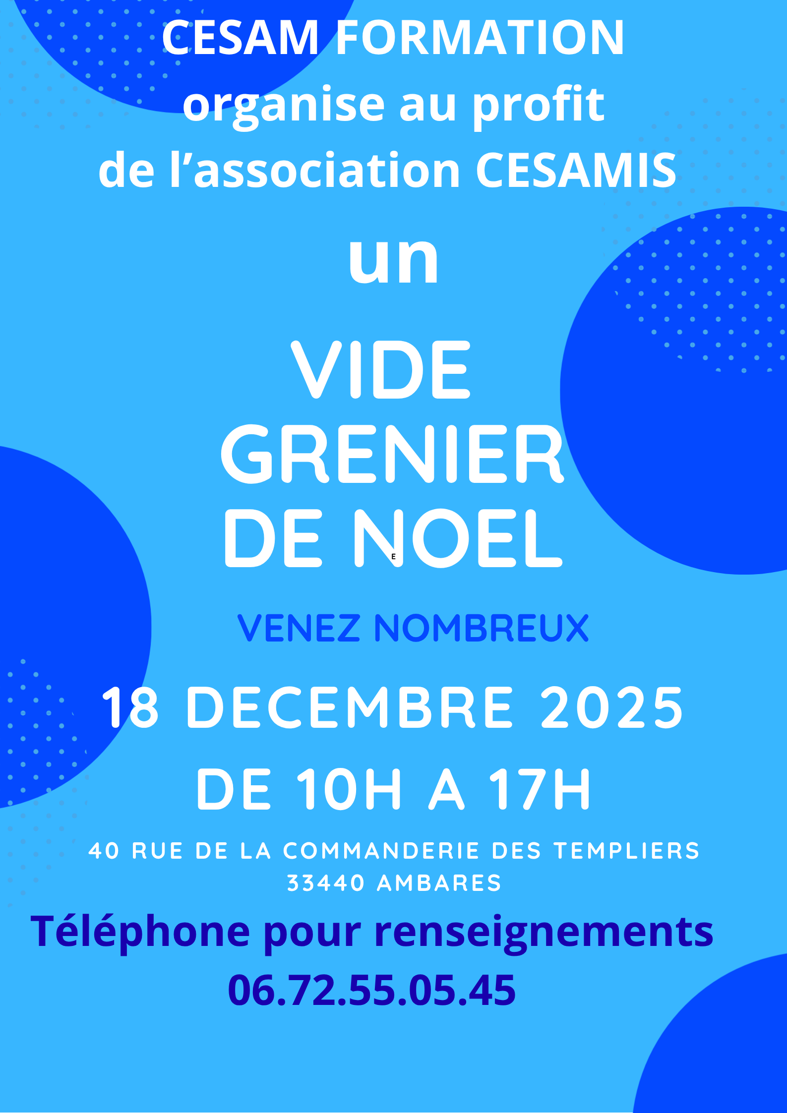Vide Grenier de NOEL