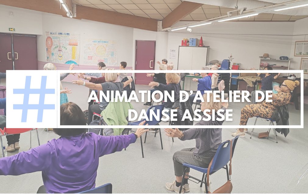 Animation d'atelier de danse assise